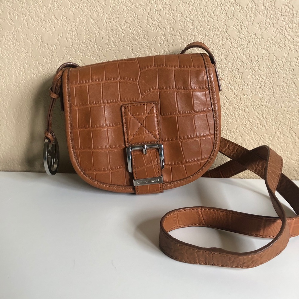 Michael Kors croc crossbody